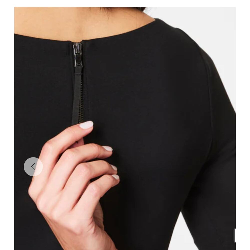 SPANX Ponte Sheath Dress - Black, Large - New without Tags - Picture 2 of 6